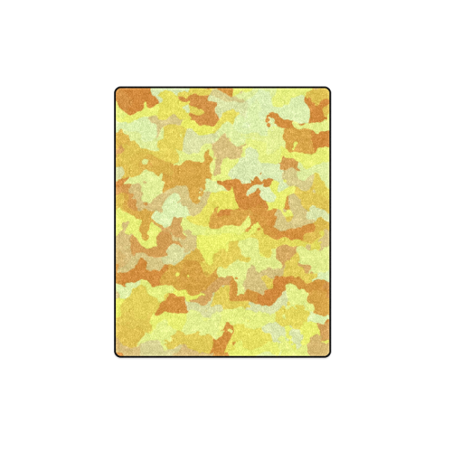 camouflage yellow Blanket 40"x50"