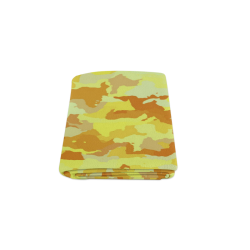 camouflage yellow Blanket 50"x60"