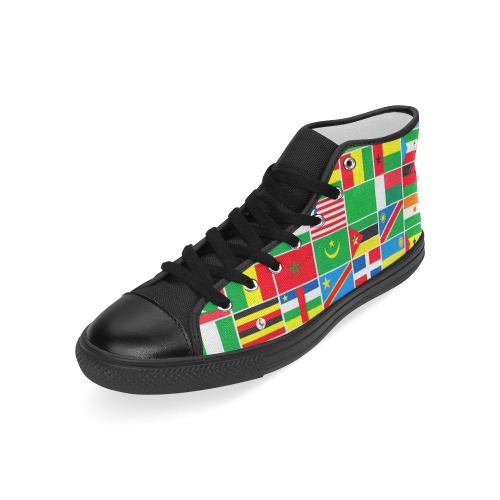 AFRICA Men’s Classic High Top Canvas Shoes (Model 017)