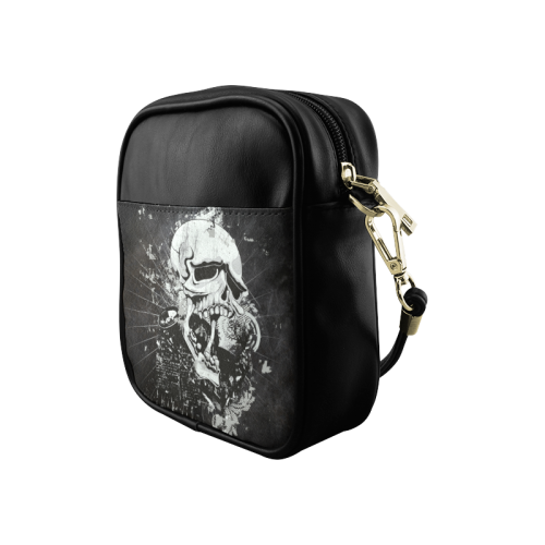 Dark Gothic Skull Sling Bag (Model 1627)