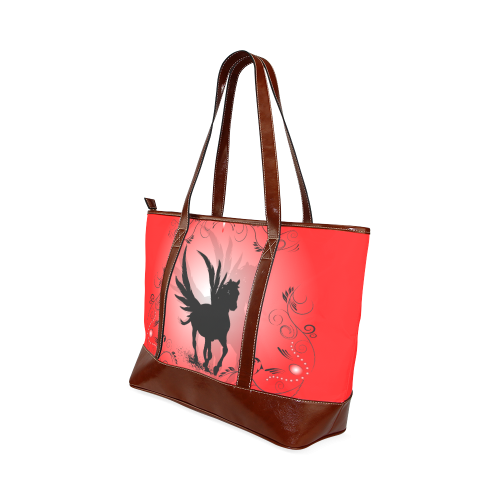 Pegasus silhouette Tote Handbag (Model 1642)