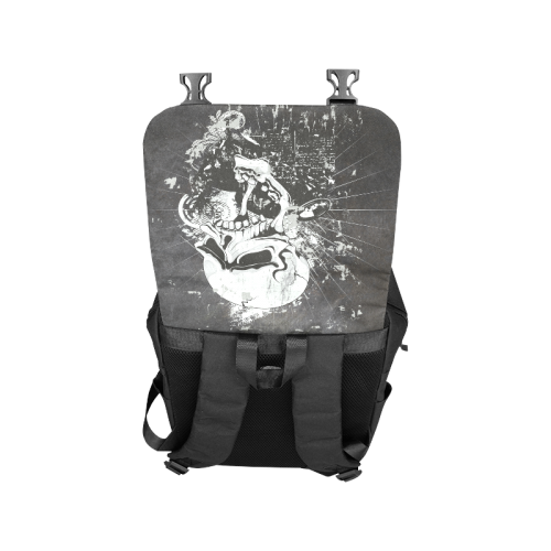 Dark Gothic Skull Casual Shoulders Backpack (Model 1623)