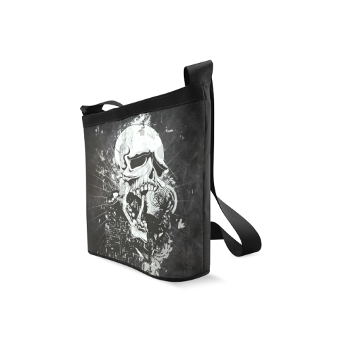 Dark Gothic Skull Crossbody Bags (Model 1613)