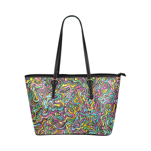 Colorful Tidal Pool, abstract animals, doodle