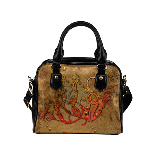 Wonderful decorative flowers Shoulder Handbag (Model 1634)