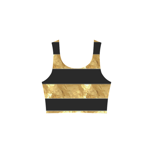 Black Gold Stripes Atalanta Sundress (Model D04)