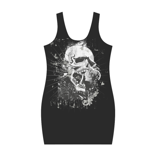 Dark Gothic Skull Medea Vest Dress (Model D06)