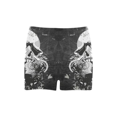 Dark Gothic Skull Briseis Skinny Shorts (Model L04)