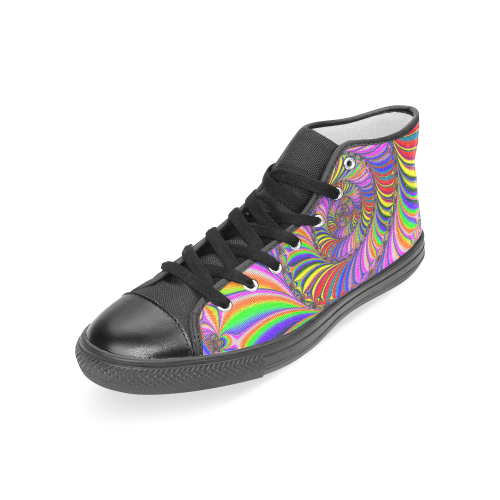 Graphic20151210 Women's Classic High Top Canvas Shoes (Model 017)