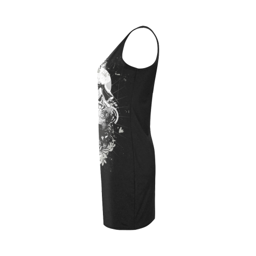 Dark Gothic Skull Medea Vest Dress (Model D06)