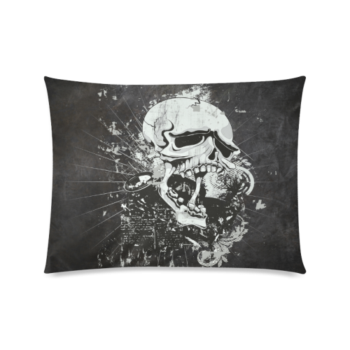 Dark Gothic Skull Custom Picture Pillow Case 20"x26" (one side)