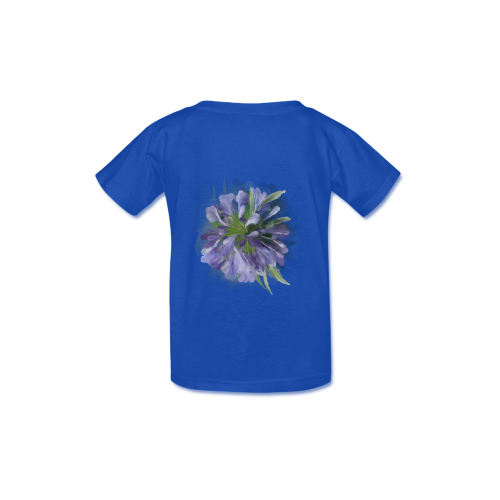 Purple Flower Kid's  Classic T-shirt (Model T22)