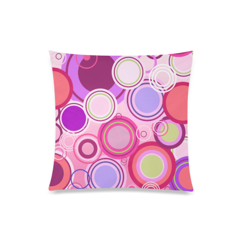 Pink Bubble Pop Custom Zippered Pillow Case 20"x20"(One Side)