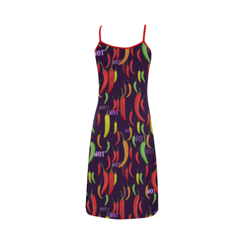 Hot pfefferoni Alcestis Slip Dress (Model D05)