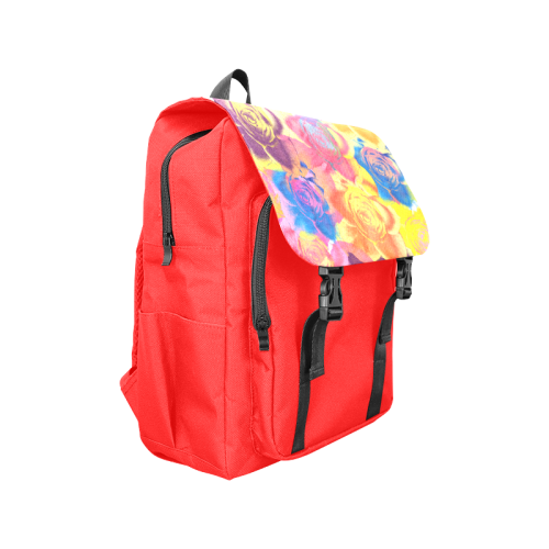 Roses Casual Shoulders Backpack (Model 1623)