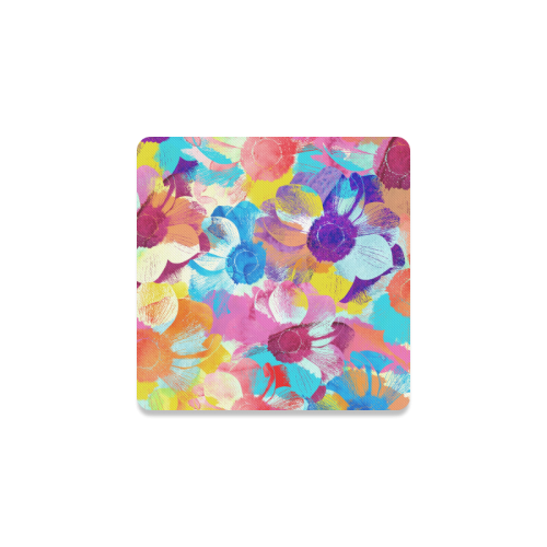 Anemones Flower Square Coaster