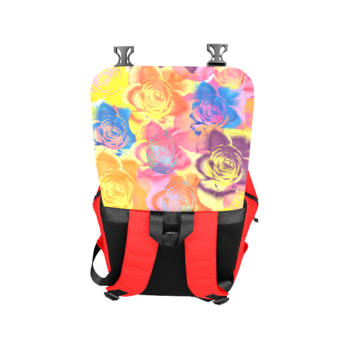 Roses Casual Shoulders Backpack (Model 1623)