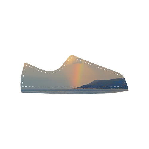 Rainbow Walk Men's Classic Canvas Shoes (Model 018)