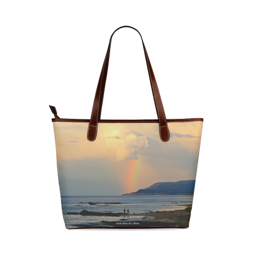 Rainbow Walk Shoulder Tote Bag (Model 1646)