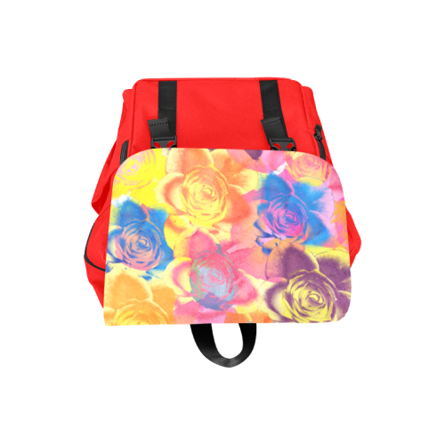 Roses Casual Shoulders Backpack (Model 1623)