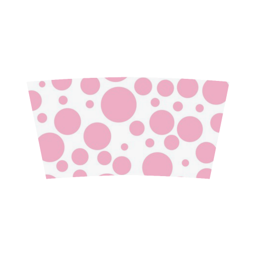 pink polka dot Bandeau Top