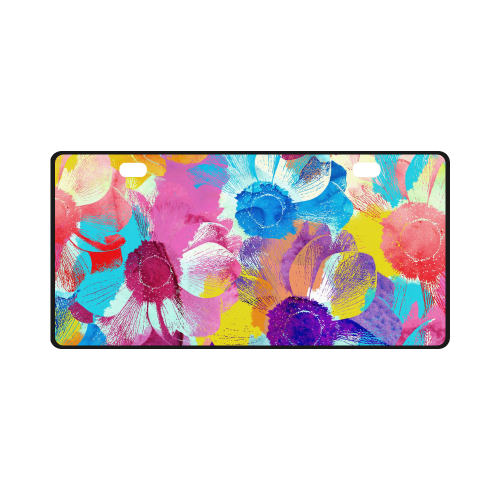 Anemones Flower License Plate