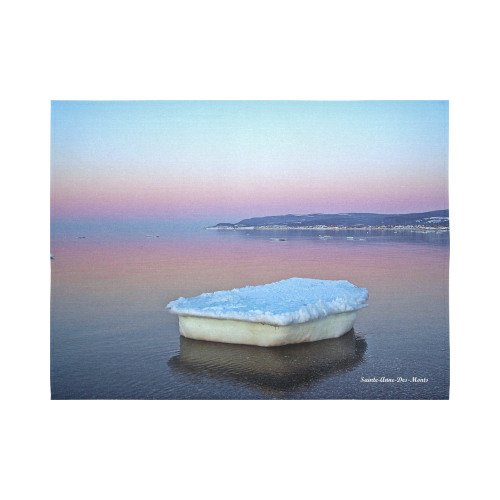 Ice Raft on the Sea Cotton Linen Wall Tapestry 80"x 60"