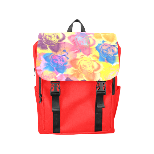 Roses Casual Shoulders Backpack (Model 1623)