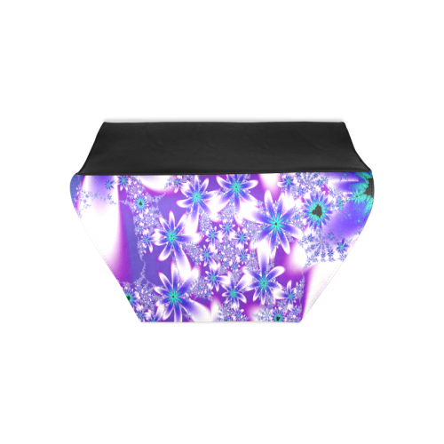 Purple Fractal Flowers Clutch Bag Clutch Bag (Model 1630)