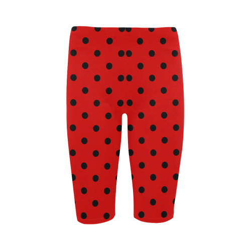 lady bug Hestia Cropped Leggings (Model L03)