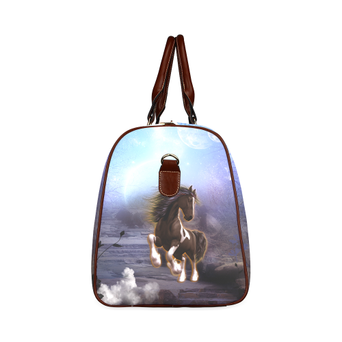 Wonderful horse Waterproof Travel Bag/Small (Model 1639)