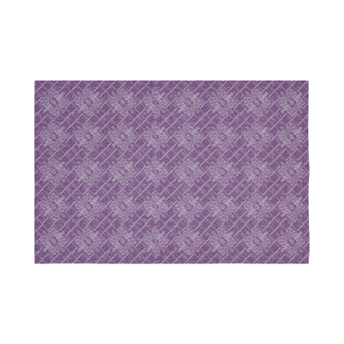Lilac Jacuard Cotton Linen Wall Tapestry 90"x 60"