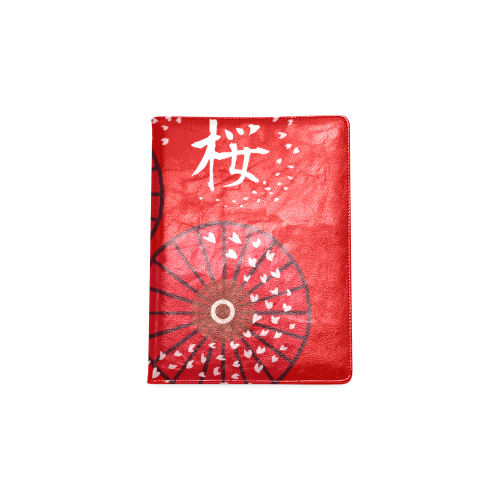 Japanese Umbrella "Cherry Blossoms" Custom NoteBook B5