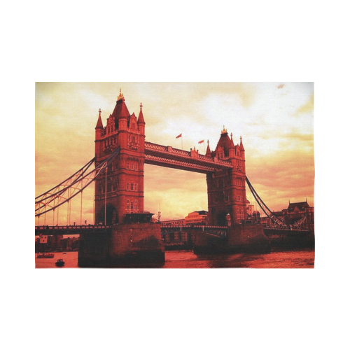 Travel-London Tower Bridge Cotton Linen Wall Tapestry 90"x 60"