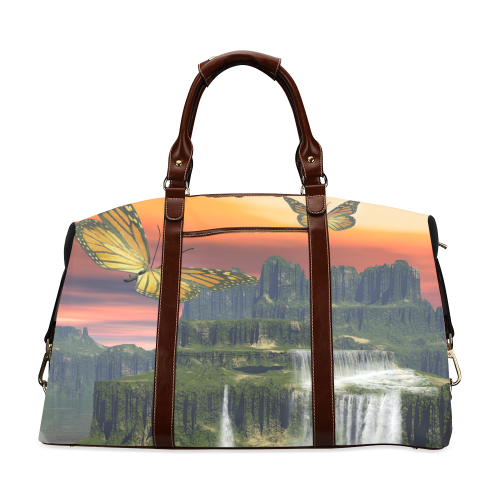 Fantasy world with butterflies Classic Travel Bag (Model 1643)