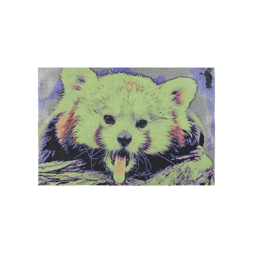 Art Studio 12216 yawning red panda Cotton Linen Wall Tapestry 60"x 40"