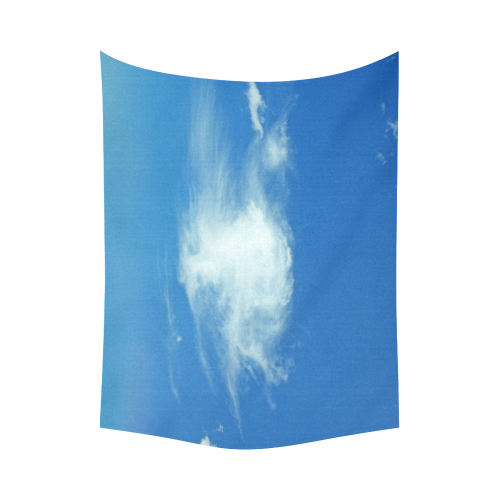 Summer Clouds Cotton Linen Wall Tapestry 80"x 60"