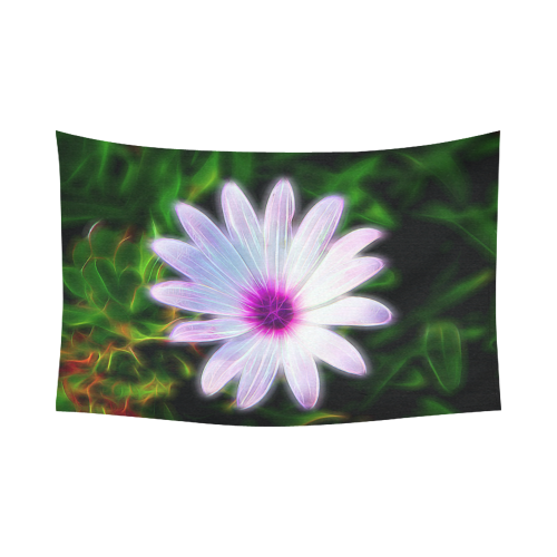 Brilliant Flower Cotton Linen Wall Tapestry 90"x 60"