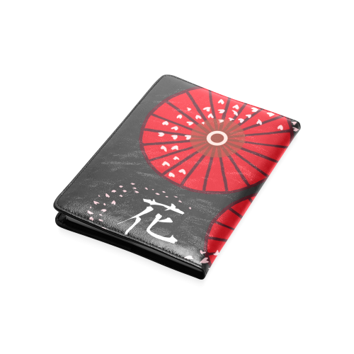 Japanese Umbrella "Cherry Blossoms" Custom NoteBook A5