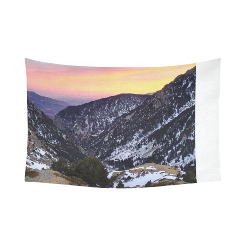 Awesome Nature - fantastic mountains Cotton Linen Wall Tapestry 90"x 60"
