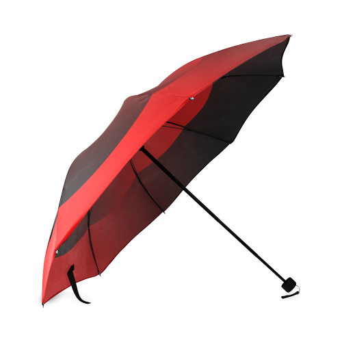 Red Circle Umbrella Foldable Umbrella (Model U01)