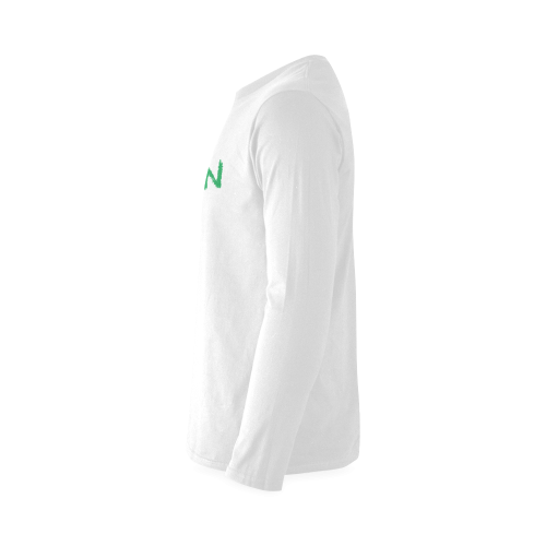 vegan Sunny Men's T-shirt (long-sleeve) (Model T08)