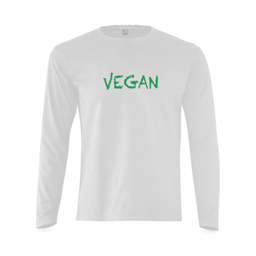 vegan Sunny Men's T-shirt (long-sleeve) (Model T08)