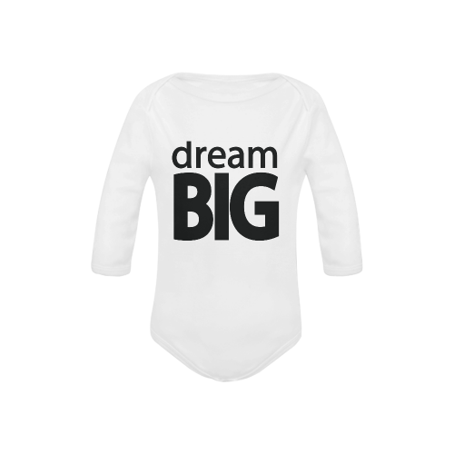 Dream Big Baby Powder Organic Long Sleeve One Piece (Model T27)