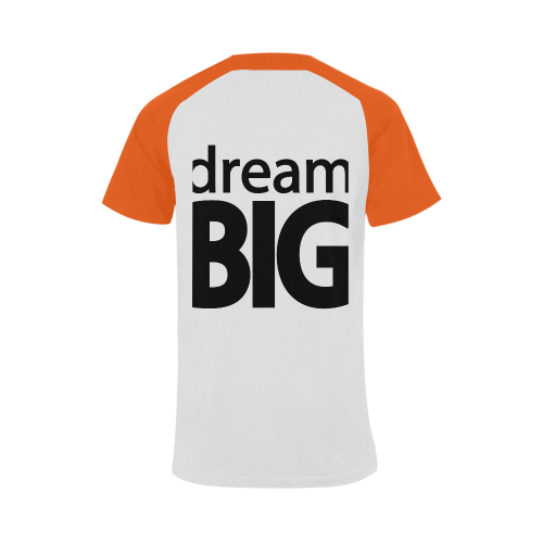 Dream Big Men's Raglan T-shirt Big Size (USA Size) (Model T11)