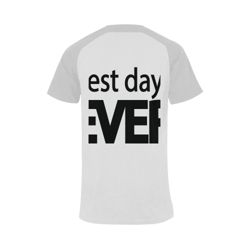 Best Day Ever Men's Raglan T-shirt (USA Size) (Model T11)