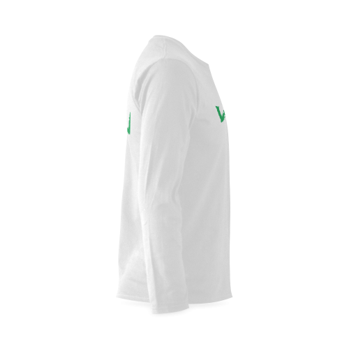 vegan Sunny Men's T-shirt (long-sleeve) (Model T08)