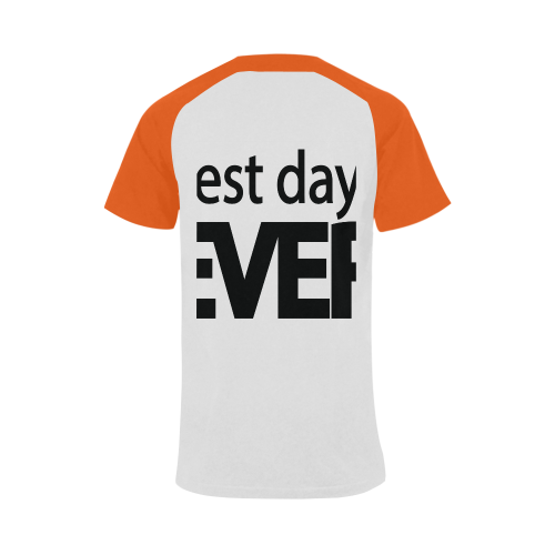 Best Day Ever Men's Raglan T-shirt (USA Size) (Model T11)