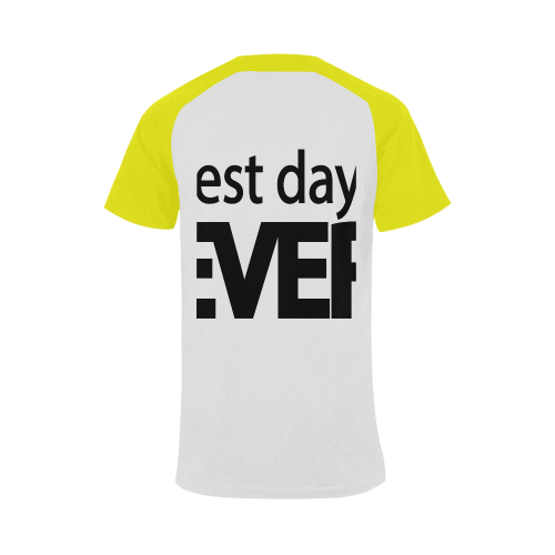 Best Day Ever Men's Raglan T-shirt Big Size (USA Size) (Model T11)