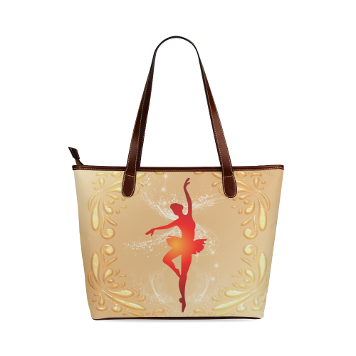 Beautiful ballerina Shoulder Tote Bag (Model 1646)